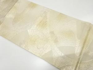 アンティーク　流水模様織り出し袋帯（材料）